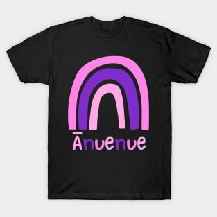 ānuenue rainbow. ʻōlelo hawaiʻi. hawaiian language. ʻōlelo vocabulary terms. hawaii sayings T-Shirt